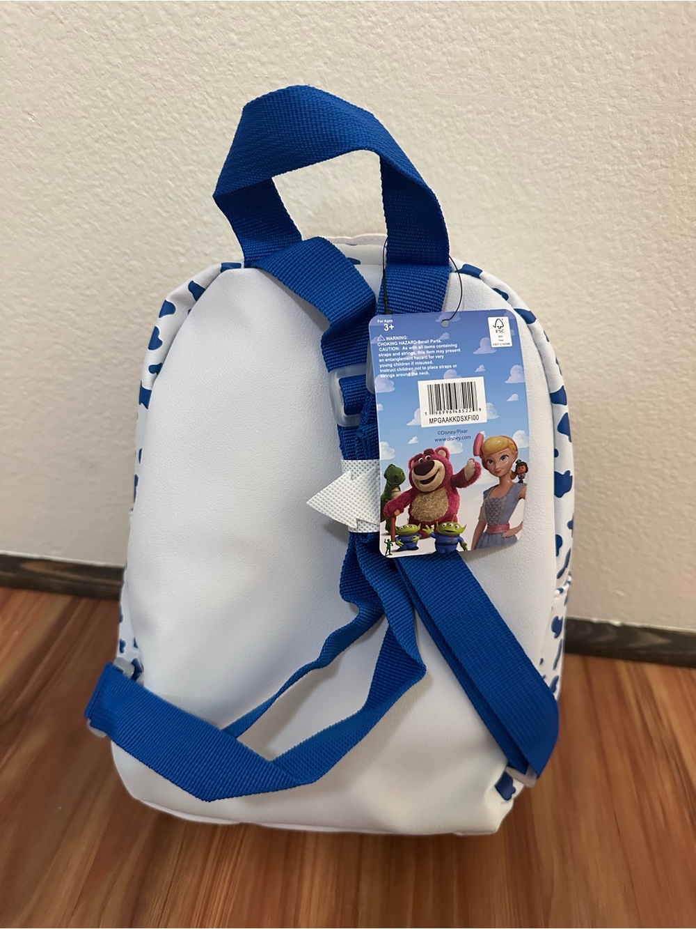 NWT Disney Pixar Toy Story Jessie Hey Cowgirl Mini Backpack — White & Royal Blue - Picture 3 of 3
